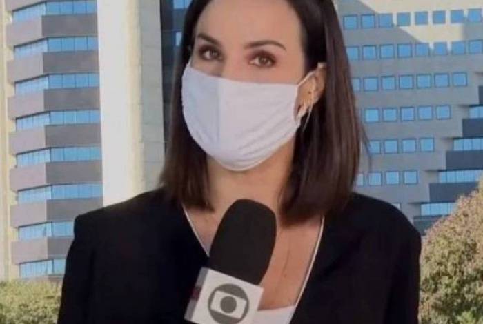 Flávia Alvarenga acabou cometendo uma gafe ao vivo no 'Bom Dia Brasil'
