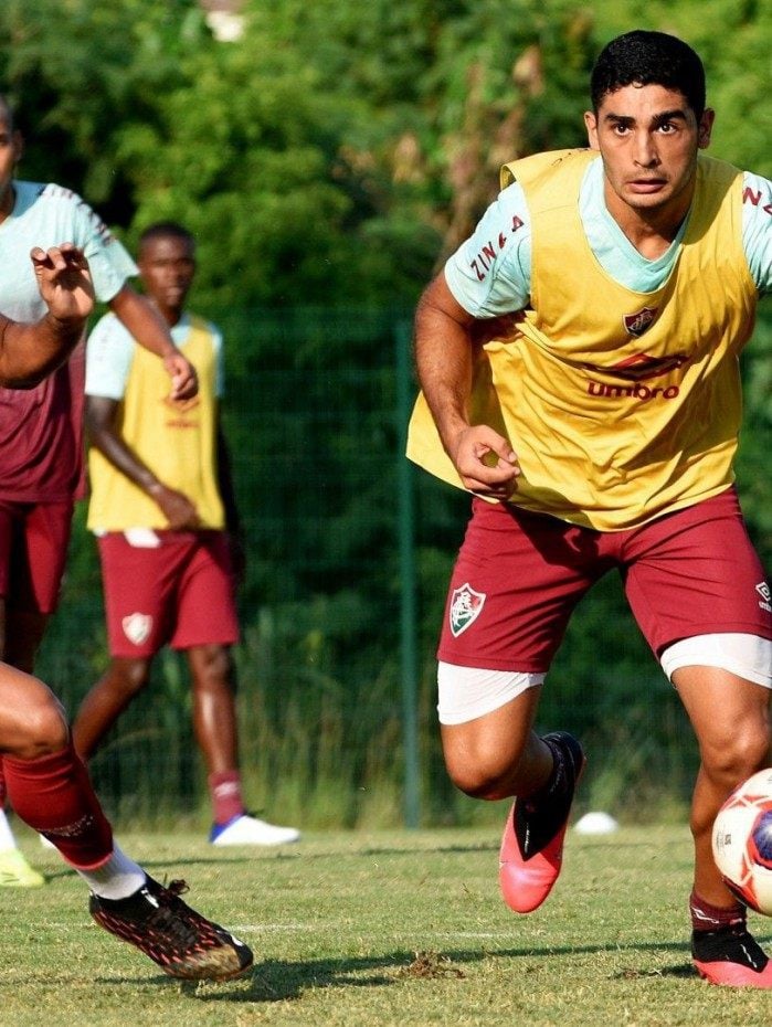 Treino do Fluminense - 16/03/2021 - CTCC - Nascimento e Michel Araújo
 - Mailson Santana/Fluminense FC