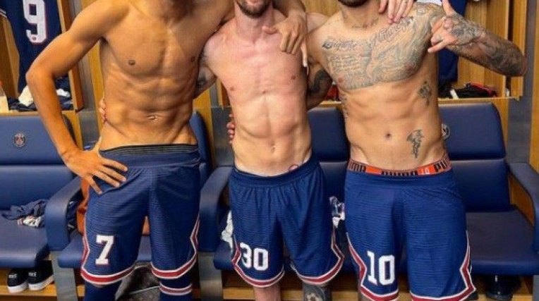 Football Players in Underwear on X: LIONEL MESSI