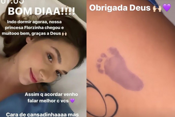 Virginia Fonseca anuncia nascimento da filha, Maria Flor