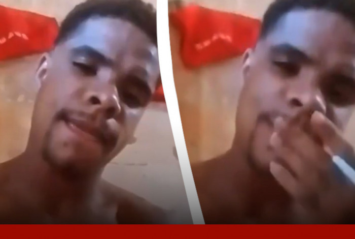 Welbert Souza Fagundes, preso acusado de matar o sargento da Pol&iacute;cia Militar Roger Dias