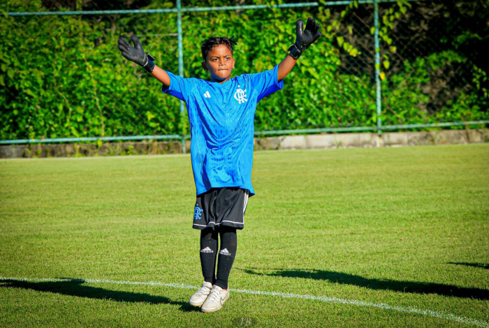 Aos 9 anos, Luis Miguel foi selecionado para integrar a categoria sub-9 do Flamengo